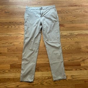 Lulu Lemon 34x34 silver commissioner pant.